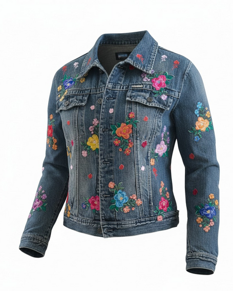 Custi Embroidered Denim Jackets