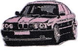 Custi Embroidered Iron-on & Sew-on Car Patch