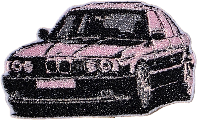 Custi Embroidered Iron-on & Sew-on Car Patch