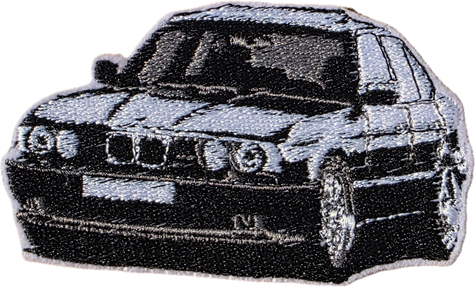 Custi Embroidered Iron on Car Patch