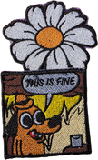 Custi Embroidered Iron-on & Sew-on 2x Patches