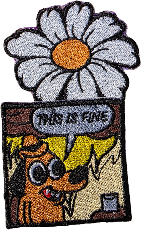 Custi Embroidered Iron on 2x Patches