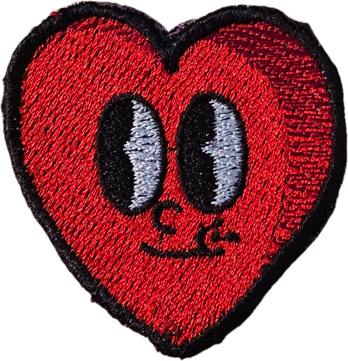 Custi Embroidered Heart Shirt