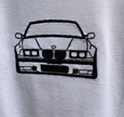 Custi Embroidered Car T-shirt
