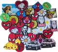 32 Custi Embroidered Iron-on & Sew-on super pack Patches