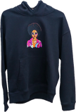 Custi Embroidered Sun Glasses Lady Hoodie