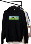 Custi Embroidered Sunflowers Hoodie