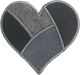 Custi Embroidered Hearts Denim Jacket