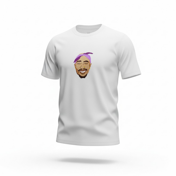 Custi Embroidered 2 Pac T-shirt