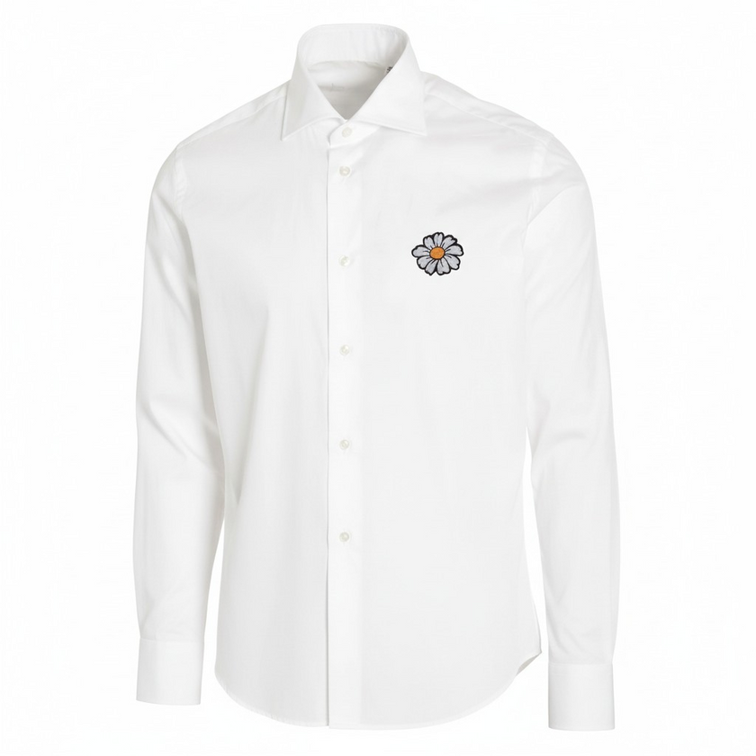 Custi Embroidered flower Shirt