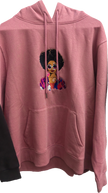 Custi Embroidered Sun Glasses Lady Hoodie
