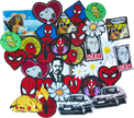32 Custi Embroidered Iron-on & Sew-on super pack Patches