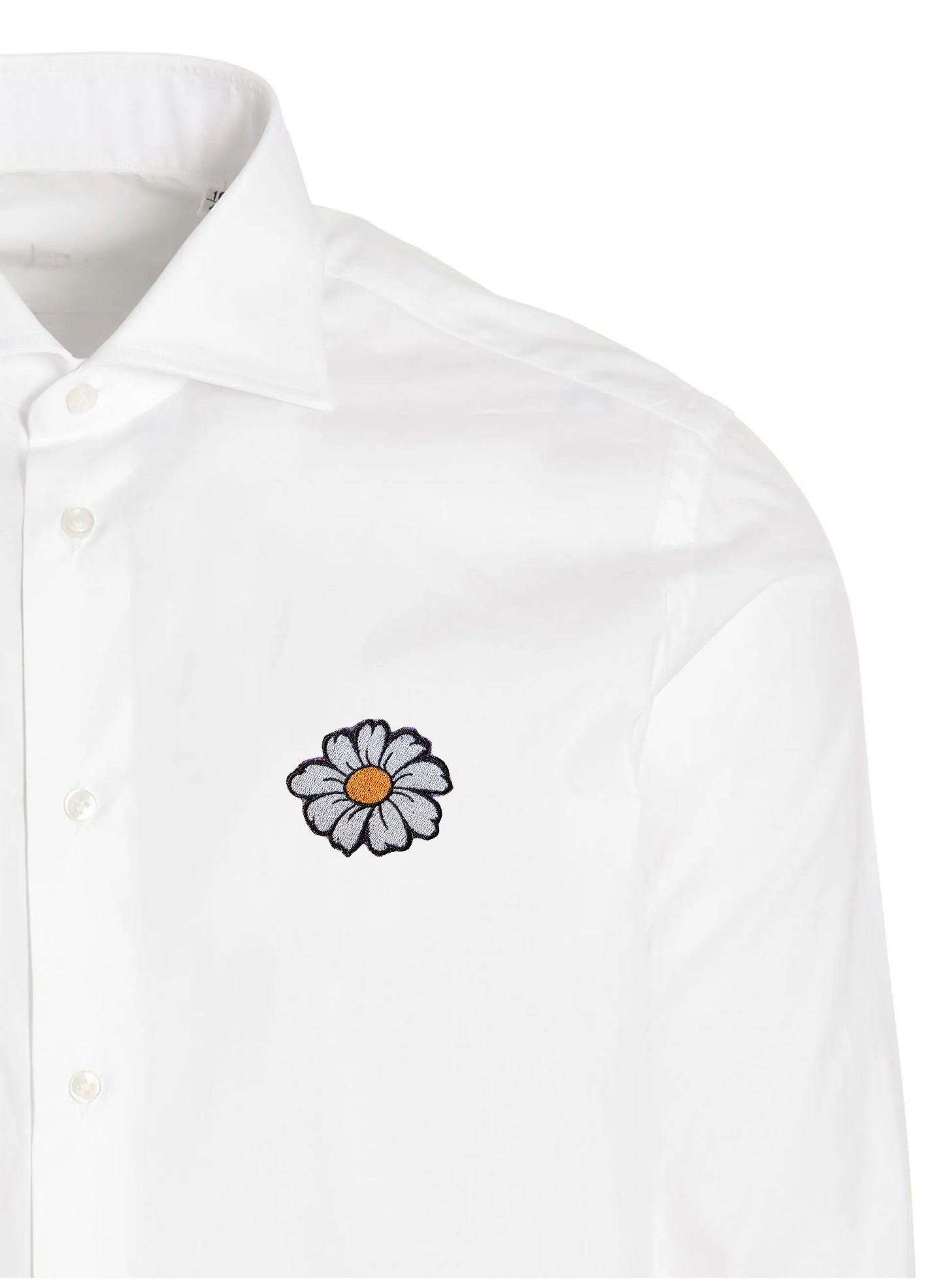 Custi Embroidered flower Shirt
