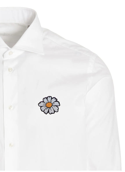 Custi Embroidered flower Shirt