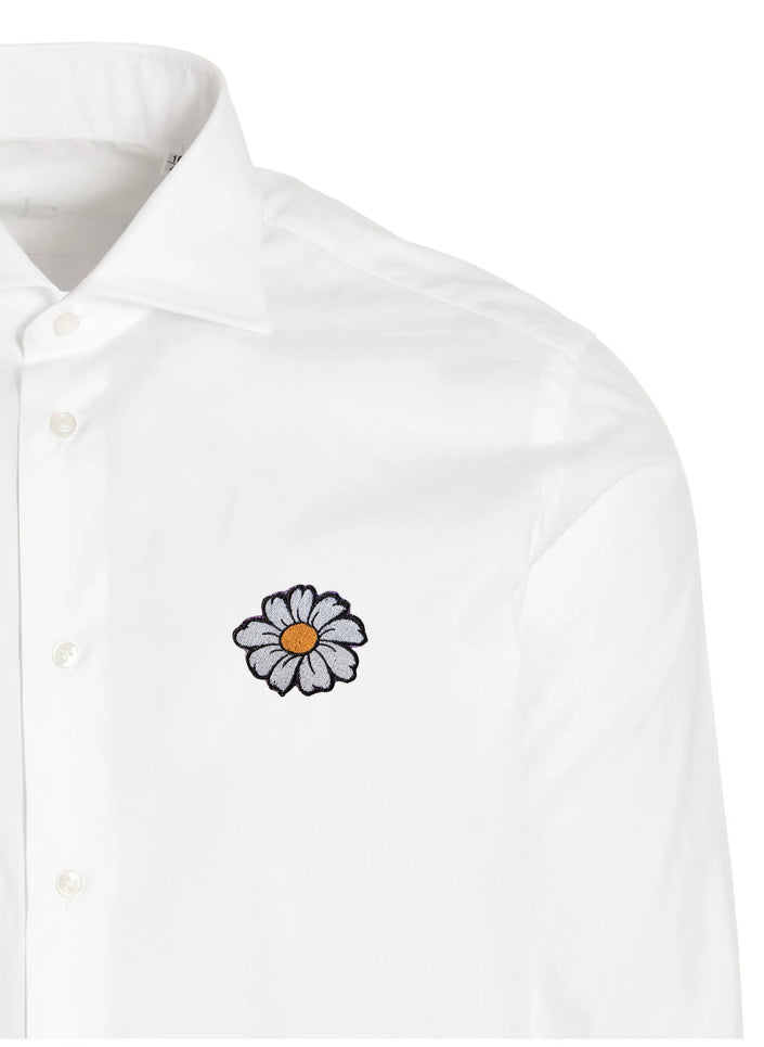 Custi Embroidered flower Shirt