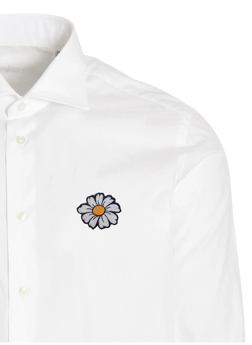 Custi Embroidered flower Shirt