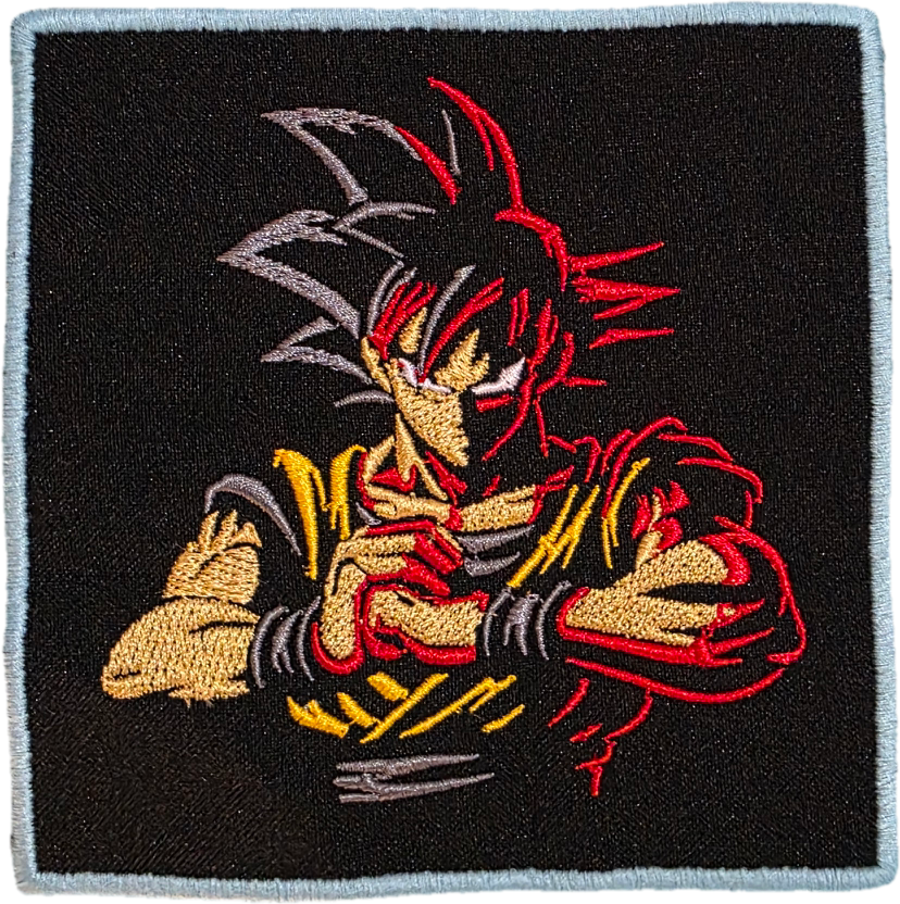 Custi Embroidered Goku Denim Jacket