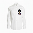 Custi Embroidered Afro lady Shirt