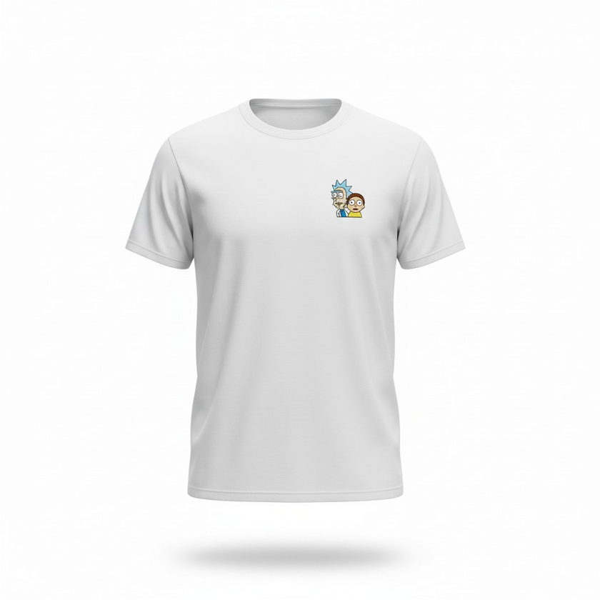 Custi Embroidered Rick and Morty T-shirt