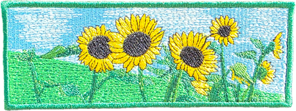 Custi Embroidered Sunflowers Hoodie