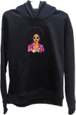 Custi Embroidered Sun Glasses Lady Hoodie
